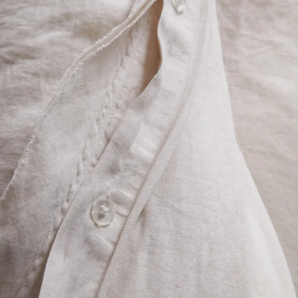 NWOT Quince European Linen Flange Sand Duvet Cover & 2 Shams! Full/ Queen(823)